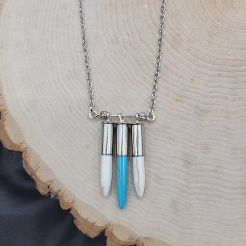 Southwestern Inspired Turquoise & Howlite Necklace