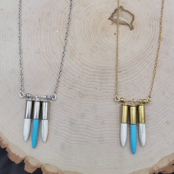 Southwestern Inspired Turquoise & Howlite Necklace