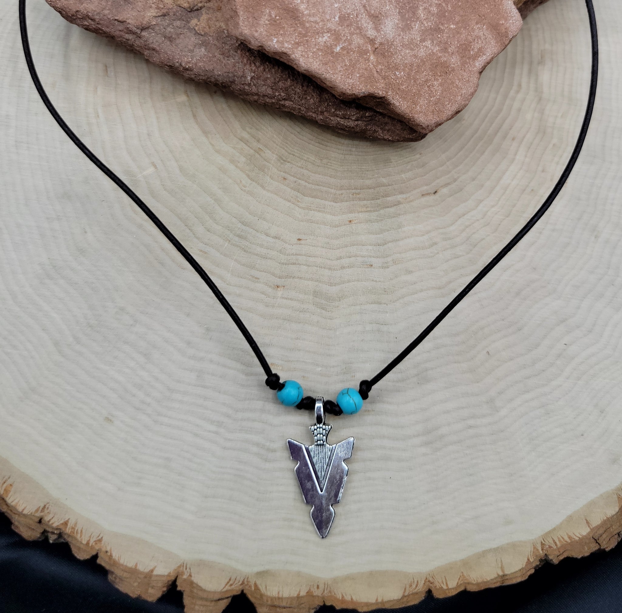 Arrow Head Necklace-One of a Kind – Whispering Vines Studio