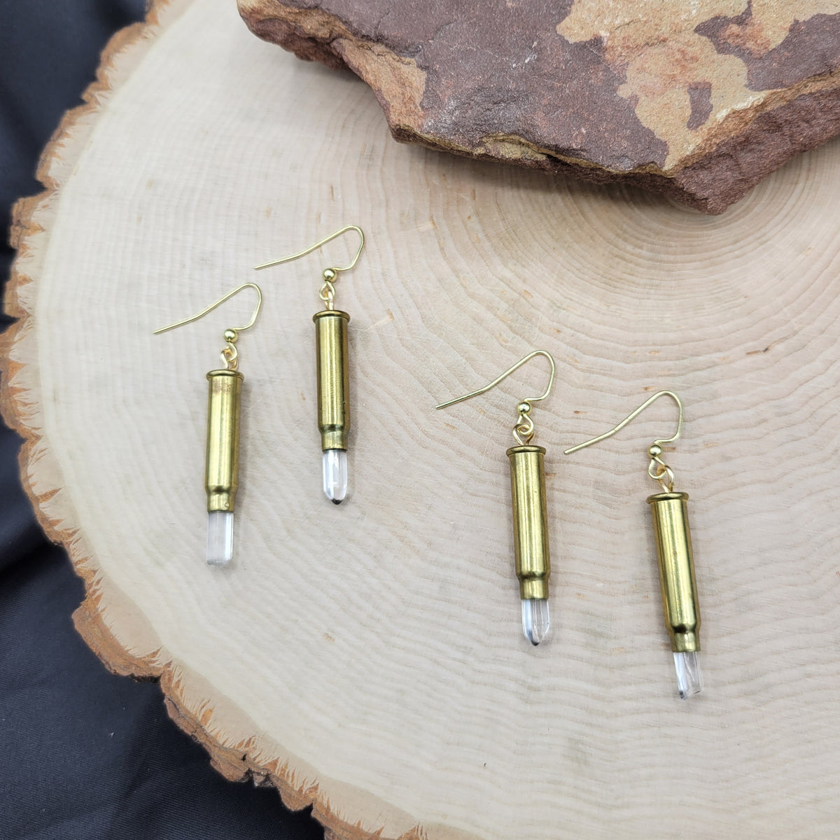 17 HMR Crystal Bullet Earrings – Just In Casings Jewelry